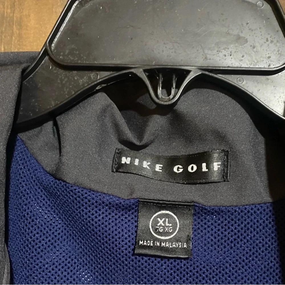 NIKE GOLF Jacket, Blue, Men’s XL, light wear, EXCELLENT CONDITION - Picture 5 of 10